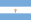 Flag from Argentina